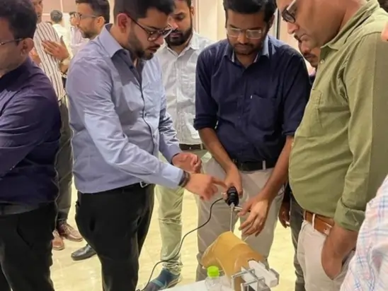 Orthopedic Surgeon in indai conducting sports injury workshop
