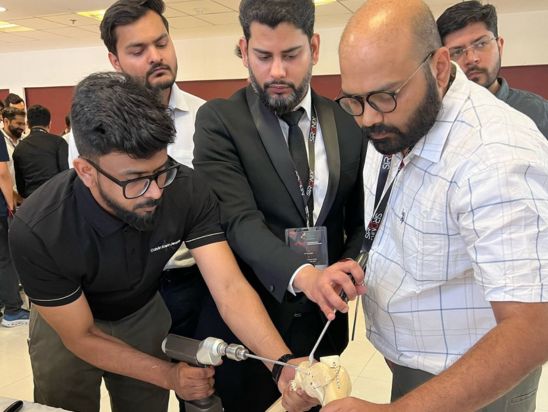 Orthopedic Doctor attending community health event